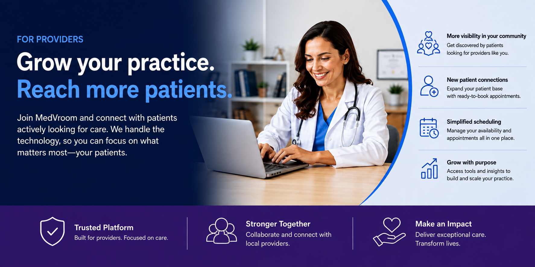 For Providers — Grow your practice and reach more patients